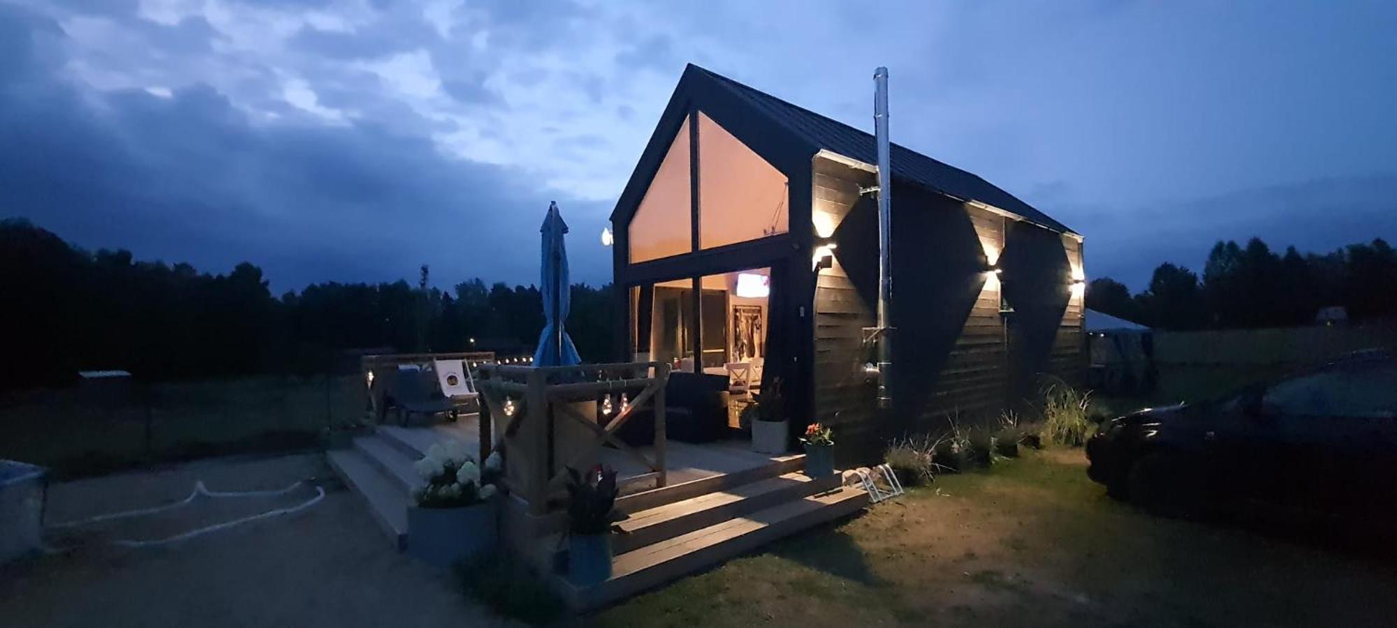 Domek Mazurski Caloroczny Nad Jeziorem Z Jacuzzi Spa 帕瑟姆 外观 照片